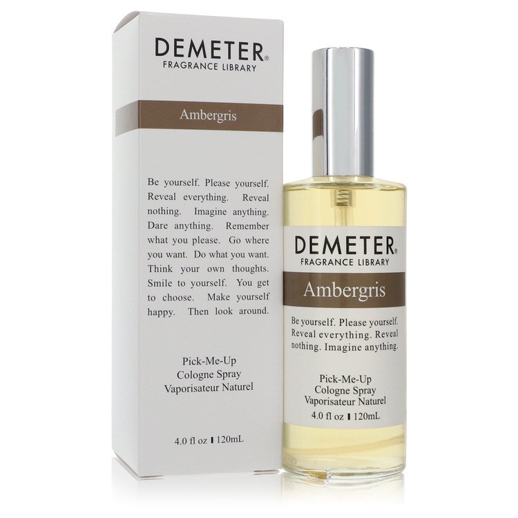Demeter Ambergris by Demeter 4 Oz Pick Me Up Cologne Spray (unisex) for Men