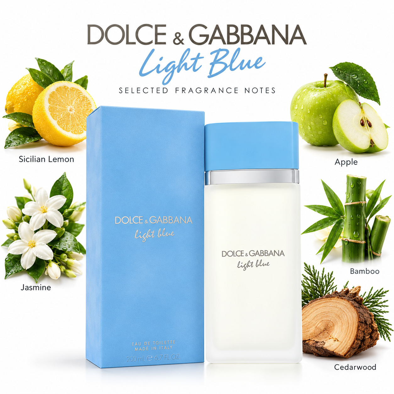 Dolce & Gabbana Light Blue — 6.7 fl oz / 200 mL — main