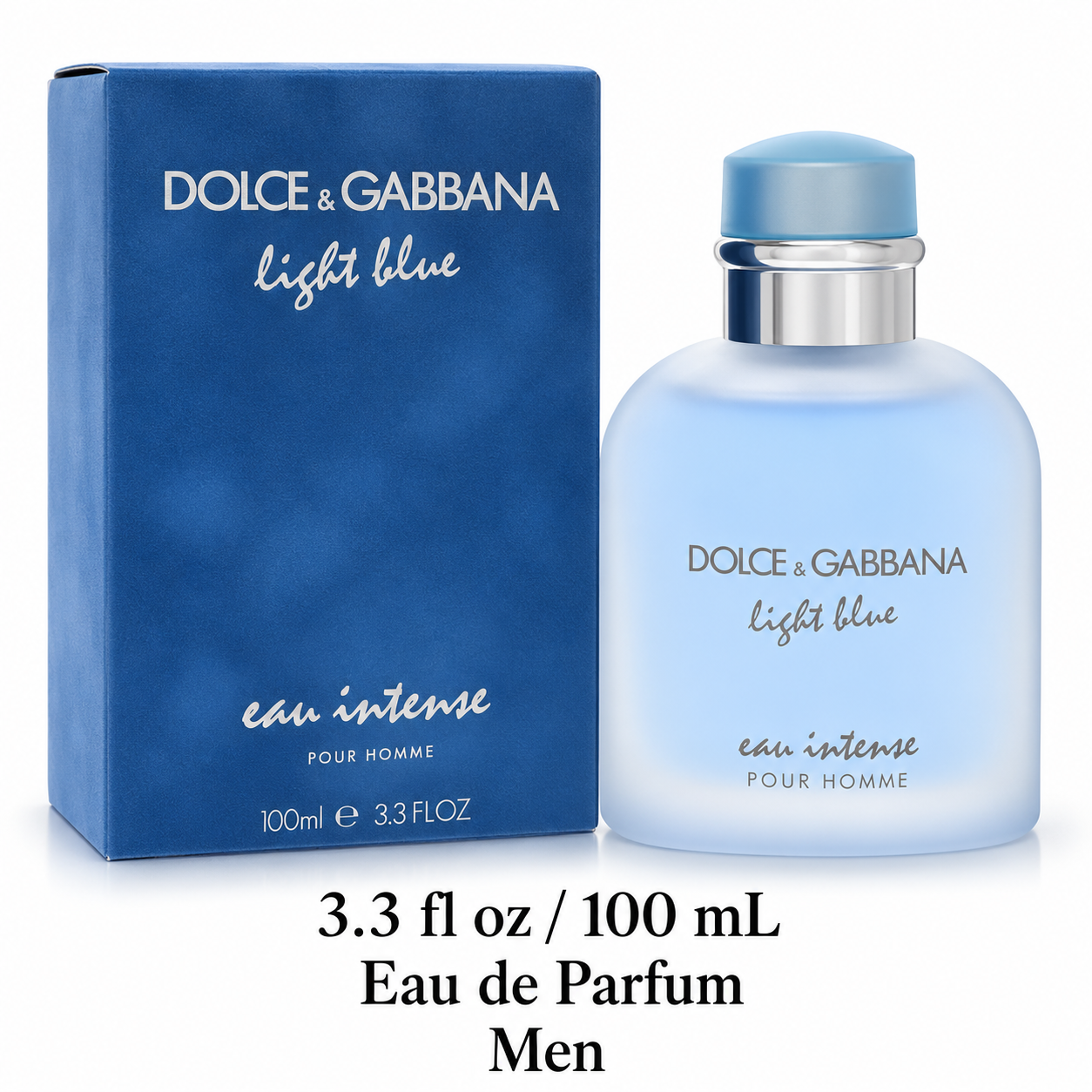 Light Blue by Dolce & Gabbana 3.3 Oz Eau De Parfum Intense Spray for Men