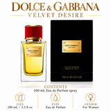 Velvet Desire Oud by Dolce & Gabbana 3.3 Oz Eau De Parfum Spray for Unisex
