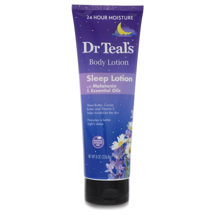 Dr Teal's Sleep Lotion by Dr Teal's 8 Oz Sleep Lotion With Melatonin & Essential Oils Promotes A Better Night's Sleep (shea Butter, Cocoa Butter And Vitamin E for Women