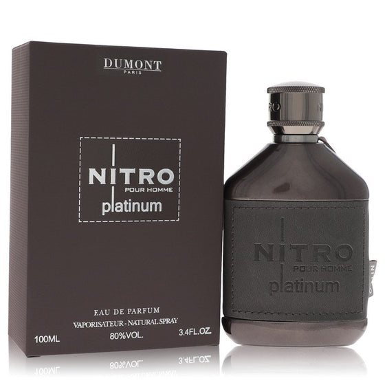 Nitro Platinum by Dumont 3.4 Oz Eau De Parfum Spray In Box for Men