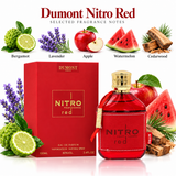 Nitro Red by Dumont 3.4 Oz Eau De Parfum for Men