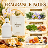 Nitro White by Dumont 3.4 Oz Eau De Parfum Spray for Men
