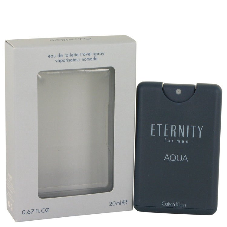 Eternity Aqua by Calvin Klein Mini EDT Spray .67 oz for Men - Premium Designer Fragrance – Available at AAA Beauty
