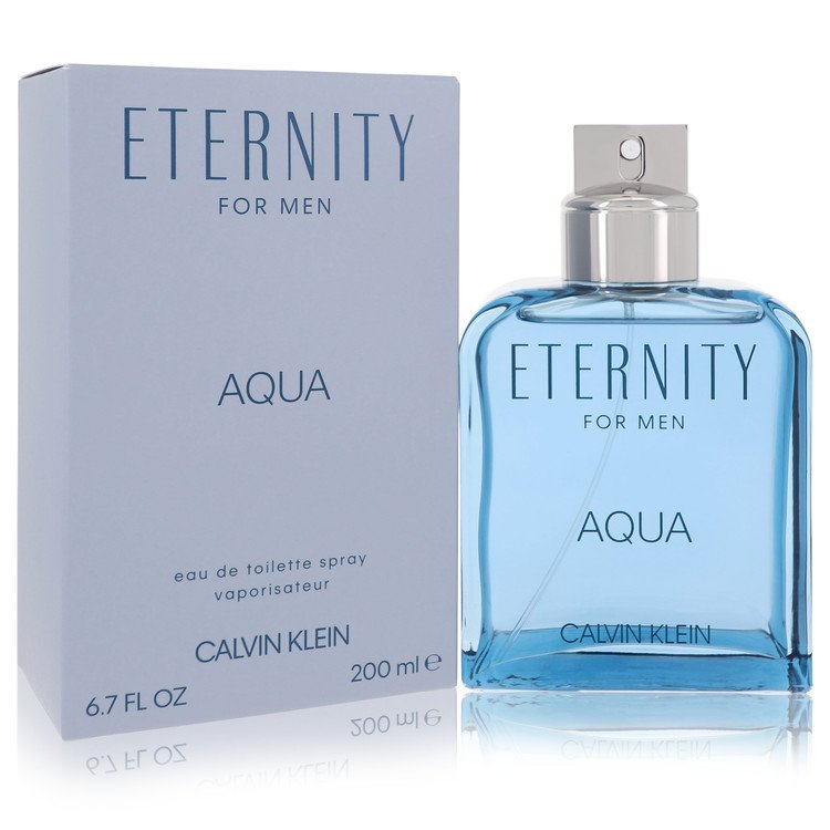 Eternity Aqua by Calvin Klein Eau De Toilette Spray 6.7 oz for Men - Premium Designer Fragrance – Available at AAA Beauty