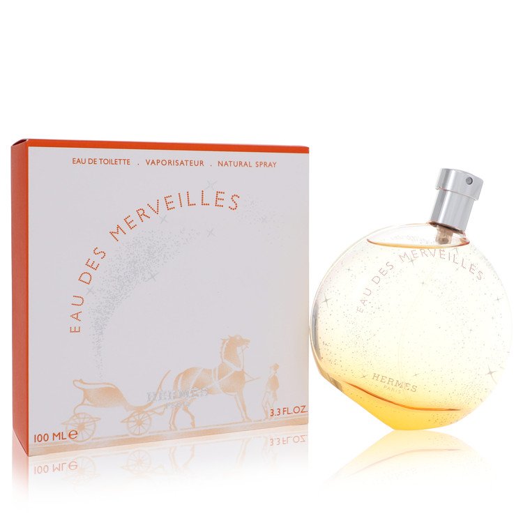 Eau Des Merveilles by Hermes 3.4 Oz Eau De Toilette Spray for Women
