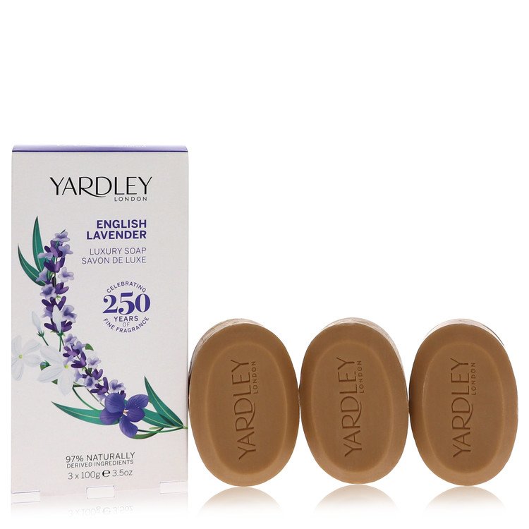 English Lavender by Yardley London 3.5 Oz 3 X Soap for Women