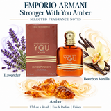 Emporio Armani Stronger With You Amber By Giorgio Armani Cologne 1.7 Oz Edp Spray For Men - Box