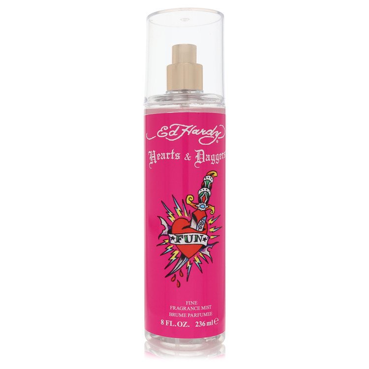 Ed Hardy Hearts & Daggers by Christian Audigier Body Mist 8.0 oz | Women Collection by AAA Beauty - Premium Women Perfume and Cologne | AAA Beauty