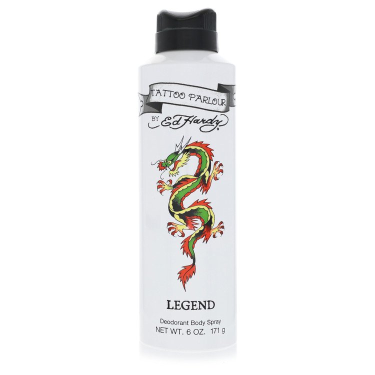 Ed Hardy Tattoo Parlour Legend by Ed Hardy 6 Oz Deodorant Spray for Men