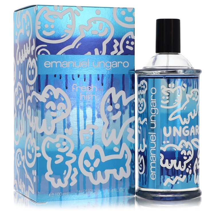 Emanuel Ungaro Fresh For Him by Ungaro 3.4 Oz Eau De Toilette Spray for Men