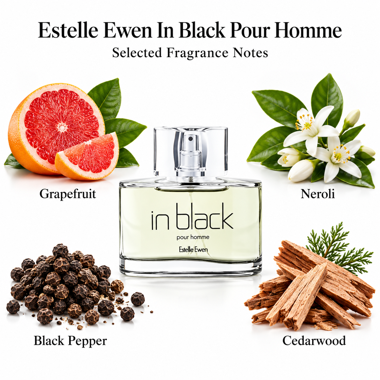 Estelle Ewen In Black Pour Homme — main product image
