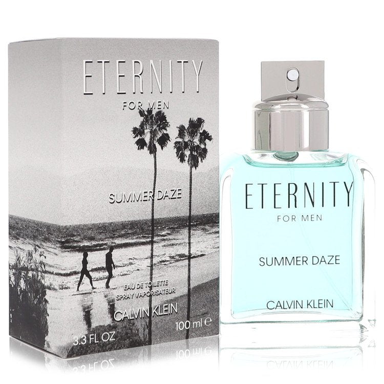 Eternity Summer Daze By Calvin Klein 3.3 Oz Eau De Tiolette Spray For Men In Box
