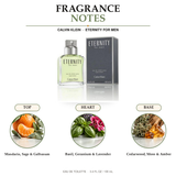 Eternity by Calvin Klein 3.4 Oz Eau De Toilette Spray for Men