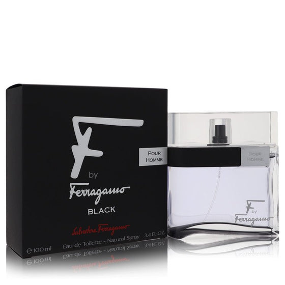 F- Black by Ferragamo 1.7 Oz Eau De Toilette Spray for Men