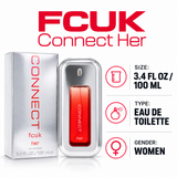 Fcuk Connect by French Connection 3.4 Oz Eau De Toilette Spray for Women