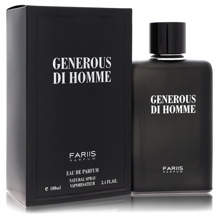 Fariis Generous Di Homme by Fariis Parfum 3.4 Oz Eau De Parfum Spray for Men