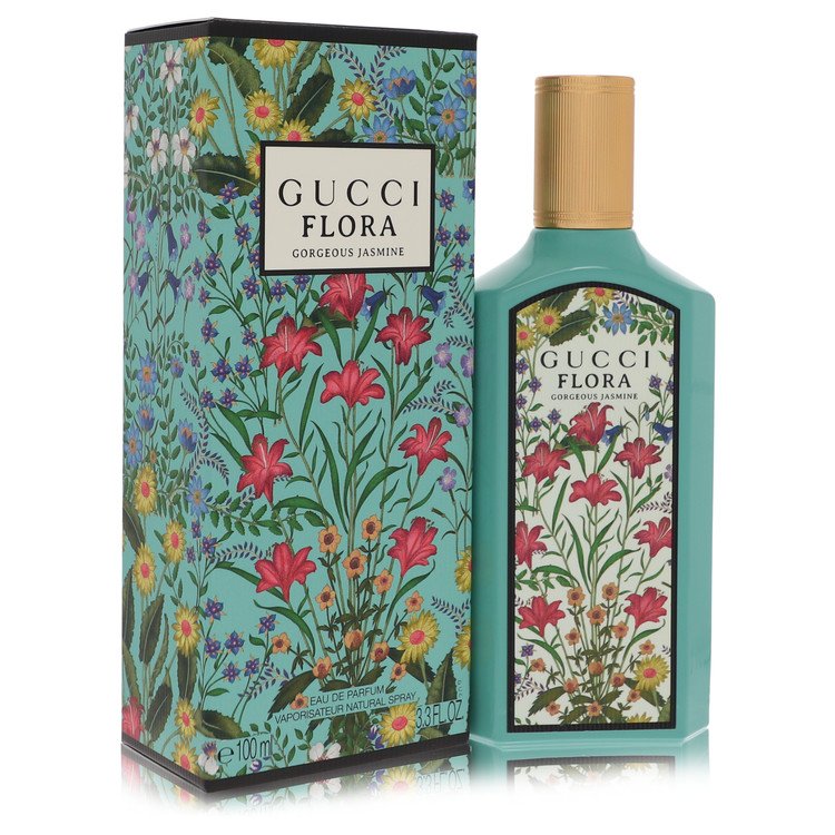 Gucci Flora Gorgeous Jasmine By Gucci Perfume 3.3 Oz Eau De Parfum Spray For Women - Box