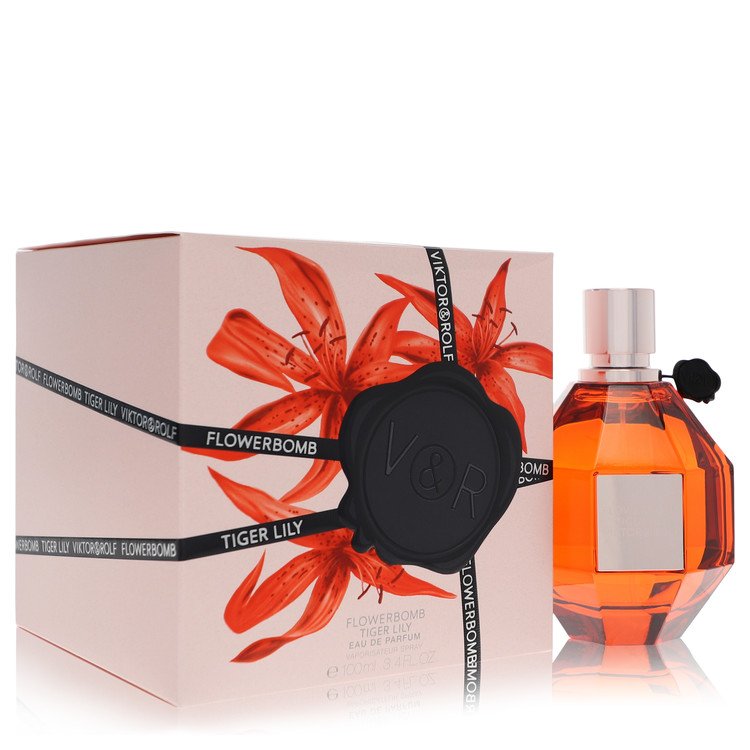Flower Bomb Tiger Lily By Viktor & Rolf Perfume 3.4 Oz Eau De Parfum Spray For Women - Box
