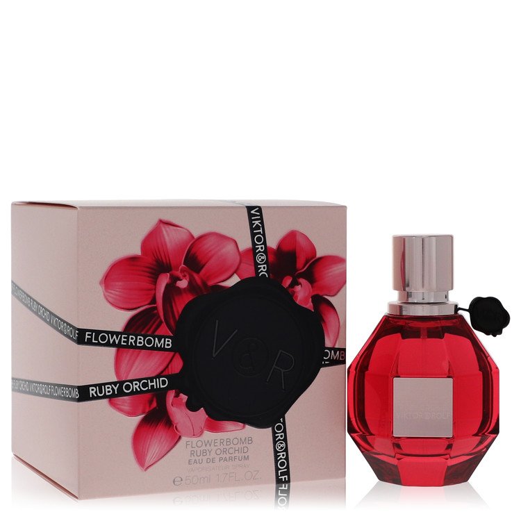 Flowerbomb Ruby Orchid By Viktor & Rolf Perfume 1.7 Oz Eau De Parfum Spray For Women - Box