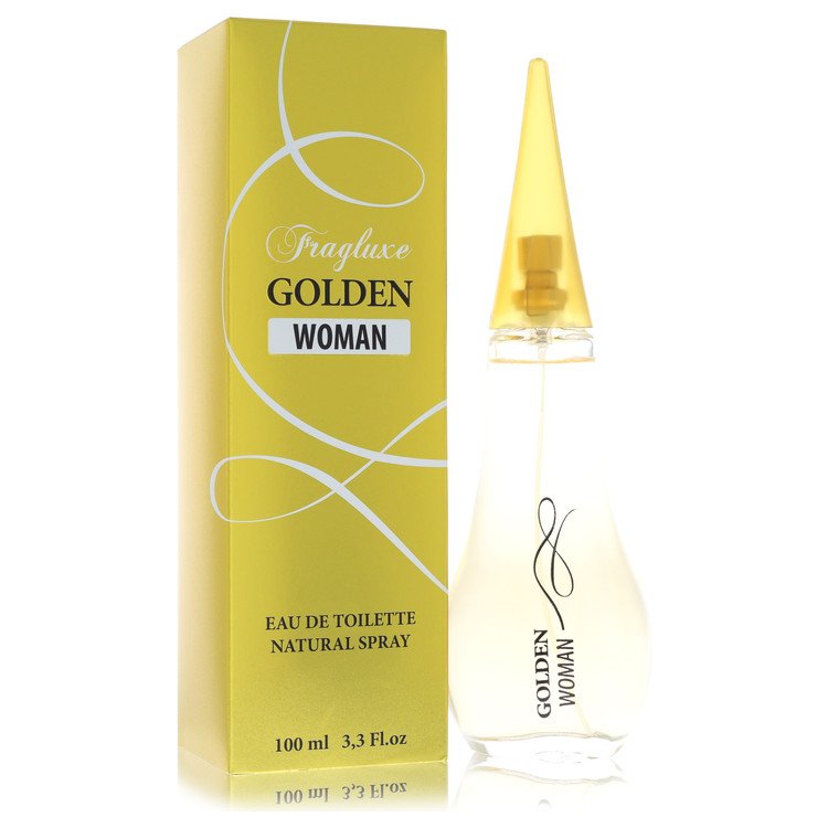 Fragluxe Golden Woman by Fragluxe 3.3 Oz Eau De Toilette Spray for Women