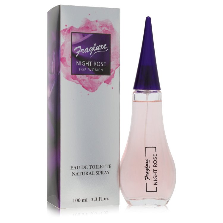 Fragluxe Night Rose by Fragluxe 3.3 Oz Eau De Toilette Spray for Women