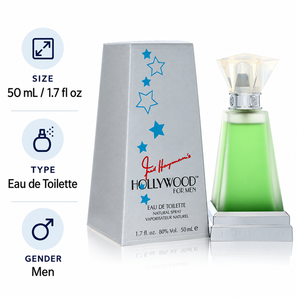 Hollywood by Fred Hayman 1.7 Oz Eau De Toilette Spray for Men