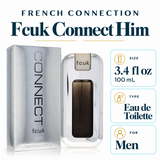 Fcuk Connect by French Connection 3.4 Oz Eau De Toilette Spray for Men