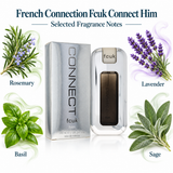 Fcuk Connect by French Connection 3.4 Oz Eau De Toilette Spray for Men
