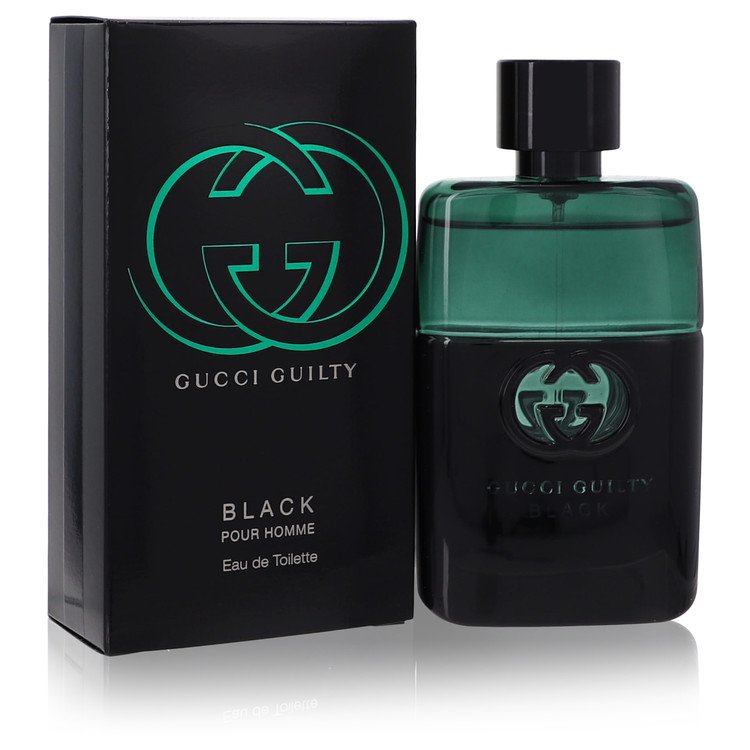 Guilty Black By Gucci Cologne 1.6 Oz Eau De Toilette Spray For Men - Box
