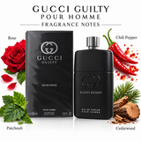 Gucci Guilty Pour Homme by Gucci 5 Oz Eau De Parfum Spray for Men