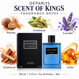 Scent Of Kings Collection Privee ( France ) Not Online / Retail Only by Geparlys 3.4 Oz Eau De Parfum Spray for Men
