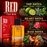 Giorgio Red by Beverly Hills 3.4 Oz Eau De Toilette Spray for Men