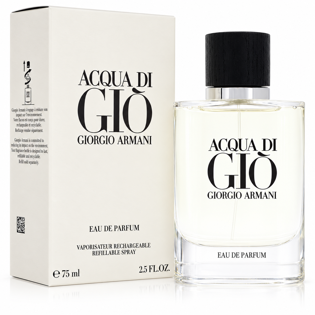 Acqua Di Gio by Giorgio Armani 2.5 Oz Eau De Parfum for Men
