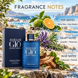 Acqua Di Gio Profondo by Giorgio Armani 6.7 Oz Eau De Parfum Spray In Box for Men