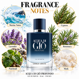 Acqua Di Gio Profondo by Giorgio Armani 1.6 Oz Eau De Parfum Spray In Box for Men