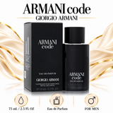 Cologne Giorgio Armani Code 2.5 Oz  EDP Spray Refillable for Men