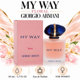 Armani My Way Floral EDP Spray 1.7 Oz Perfume by Giorgio Armani for Women