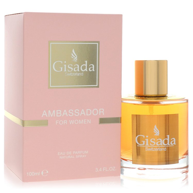 Ambassador Pink by Gisada 3.4 Oz Eau De Parfum Spray In Box for Women