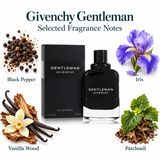 Gentleman by Givenchy 3.3 Oz Eau De Parfum Spray In Box for Men