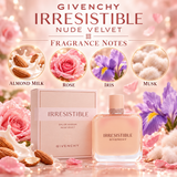 Irresistible Nude Velvet by Givenchy 2.7 Oz Eau De Parfum Spray In Box for Women