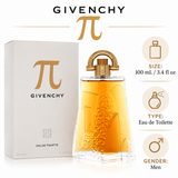 Givenchy Pi by Givenchy 3.4 Oz Eau De Toilette Spray for Men