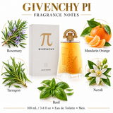 Givenchy Pi by Givenchy 3.4 Oz Eau De Toilette Spray for Men