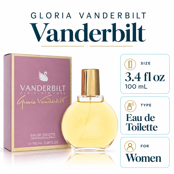 Vanderbilt by Gloria Vanderbilt 3.38 Oz Eau De Toilette Spray In Box for Women