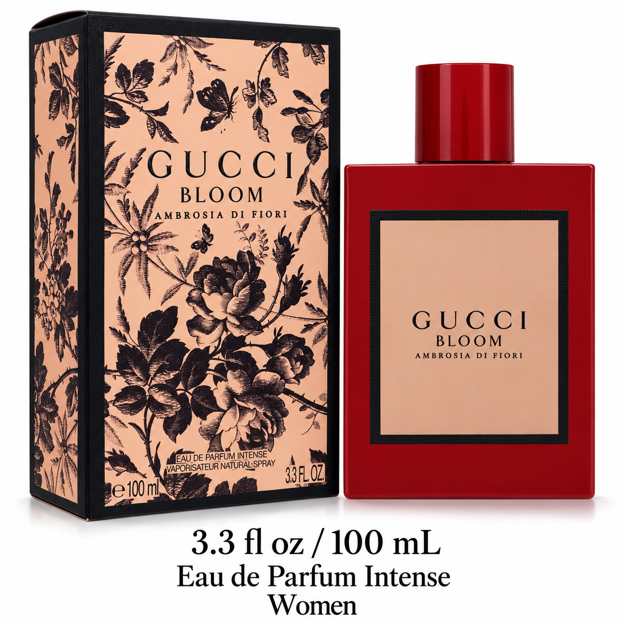 Gucci Bloom Ambrosia Di Fiori by Gucci 3.3 Oz Eau De Parfum Spray In Box for Women