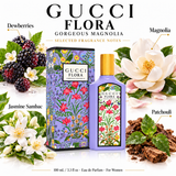 Gucci Flora Gorgeous Magnolia by Gucci 3.3 Oz Eau De Parfum Spray In Box for Women