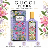 Gucci Flora Gorgeous Magnolia by Gucci 3.3 Oz Eau De Parfum Spray In Box for Women