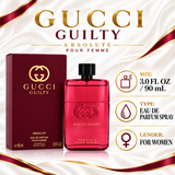 Gucci Guilty Absolute by Gucci 3 Oz Eau De Parfum for Women