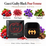 Gucci Guilty Black by Gucci 1 Oz W